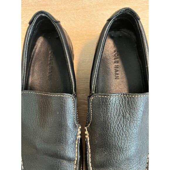 Cole Haan Loafers Men's Tucker Venetian Dress Black Leather 10 M - Picture 2 of 6